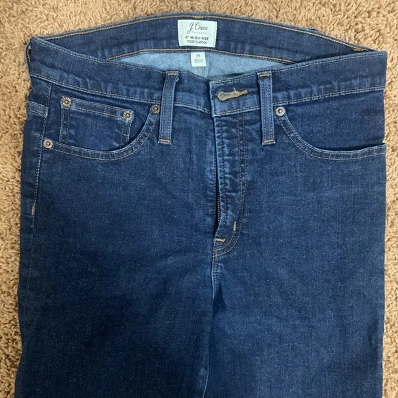 J. Crew 9-Inch Toothpick Jeans Size 29 EUC - Picture 4 of 5